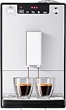 Melitta Solo E950-103, Cafetera Superautomática con Molinillo, 15 Bares, Café en Grano para Espresso, Limpieza Automática, Personalizable, Plata